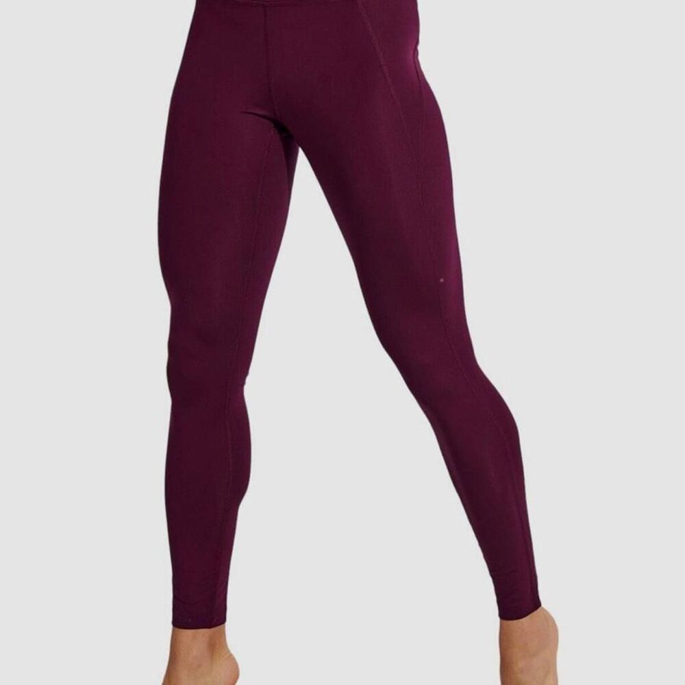Girlfriend-collective Women's Burgundy and Purple Leggings